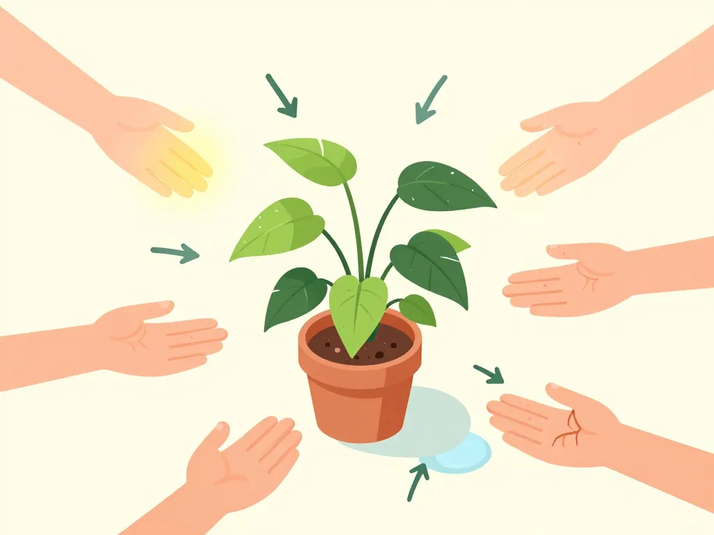 diagramme pilea asso plusieurs mains entretien stagnation