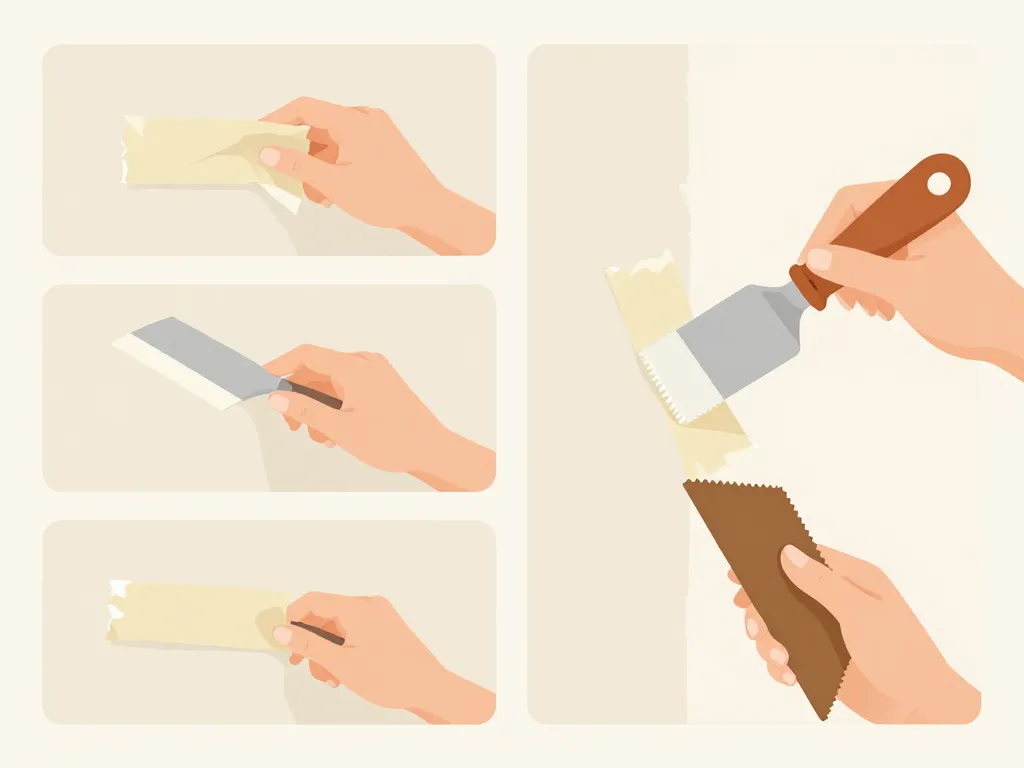 réparer bandes placo qui se décolle après peinture schéma