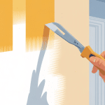 réparation bandes placo qui se décolle après peinture