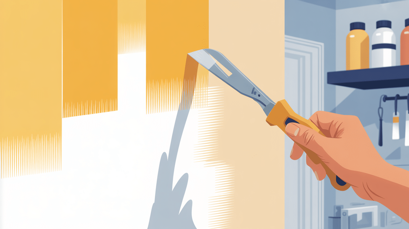 réparation bandes placo qui se décolle après peinture