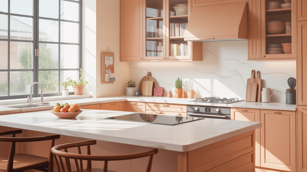 corian plan de travail illustration cuisine contemporaine