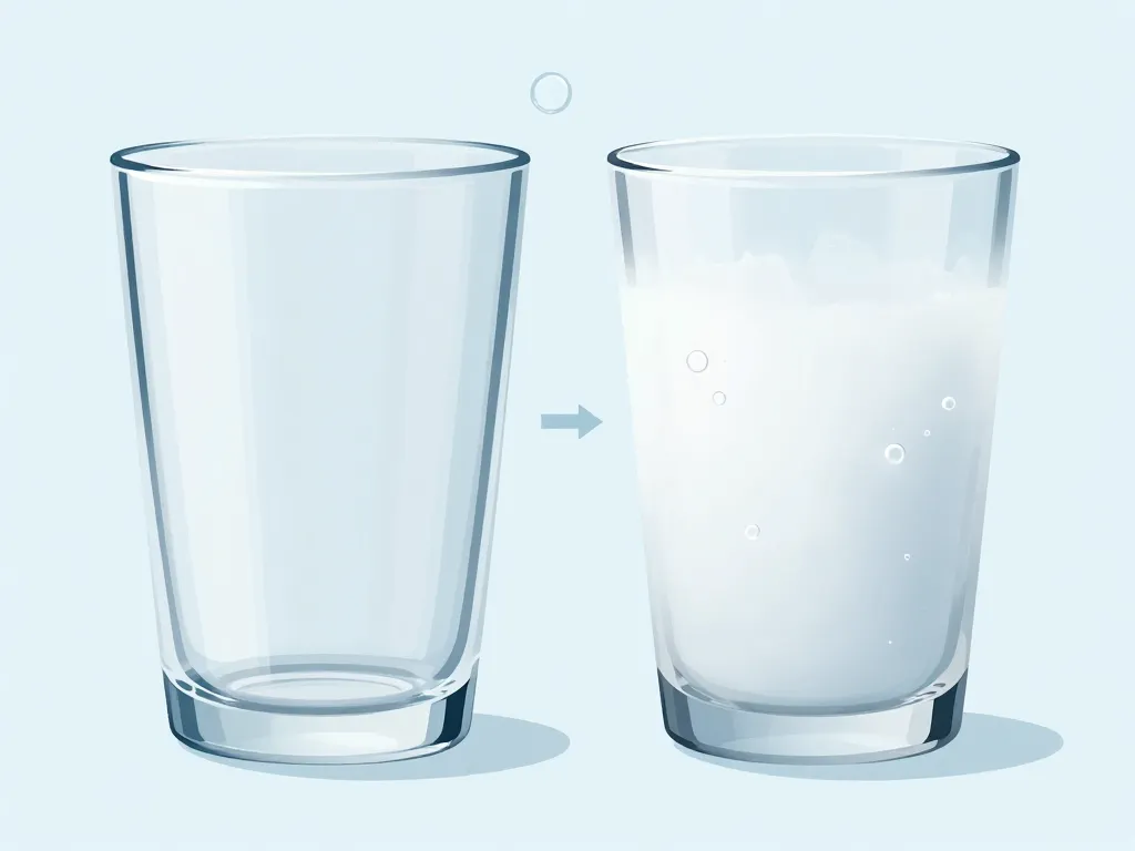 verre blanchi diagnostic calcaire corrosion visuel