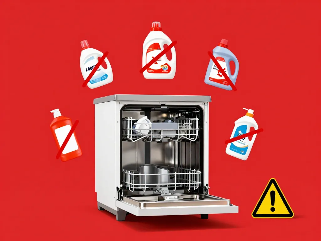 en panne de pastille lave vaisselle nettoyant interdit danger