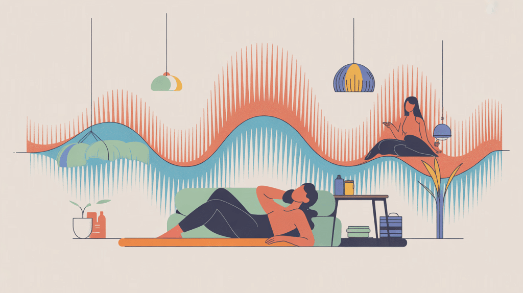 isolant phonique mince pour mur illustration vectorielle moderne