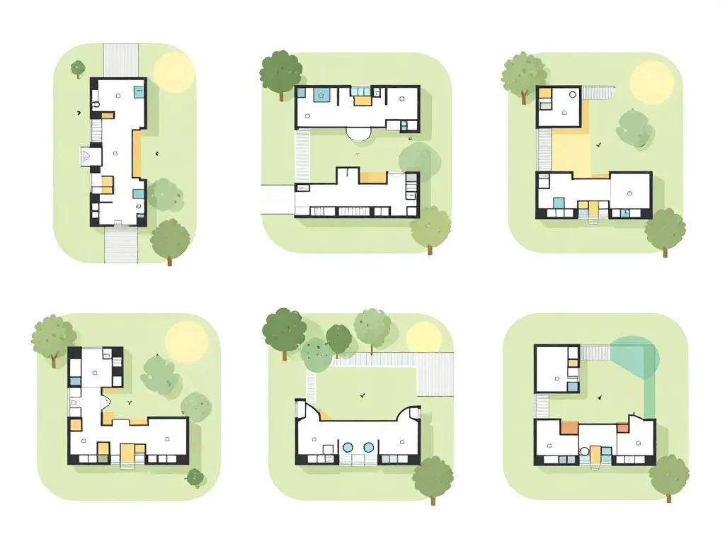maison en l plan adapté terrain