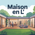 maison en l moderne patio jardin terrasse