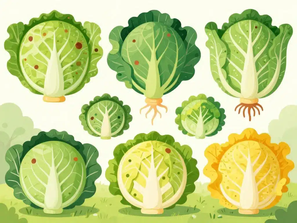 maladie des choux photos feuille tache racine renflée