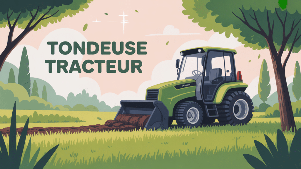 meilleur tondeuse tracteur moderne jardin verdoyant