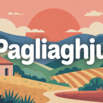 illustration pagliaghju paysage rural corse