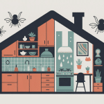 illustration petite mouche d'humidité pièces maison