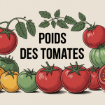 poid tomates variétés sur balance cuisine