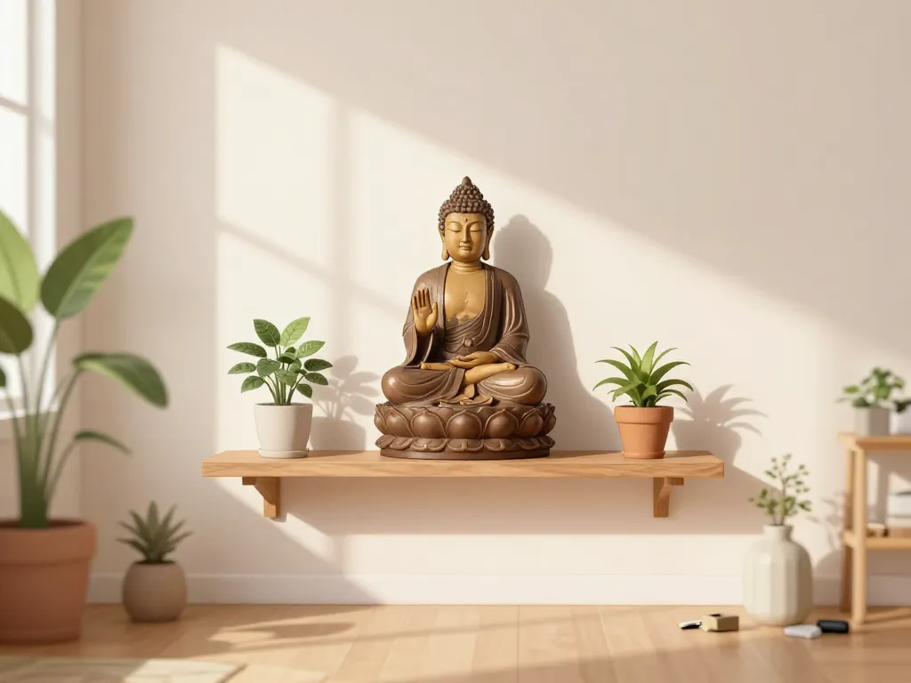 statue bouddha emplacement respectueux maison