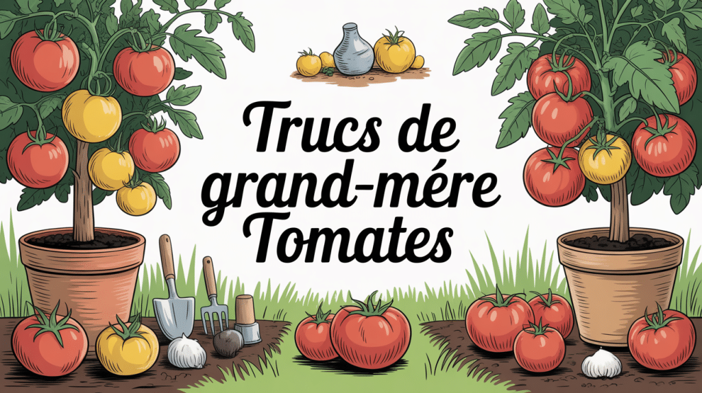 Truc de grand-mère pour avoir de belles tomates, potager familial et plants en santé