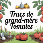 Truc de grand-mère pour avoir de belles tomates, potager familial et plants en santé