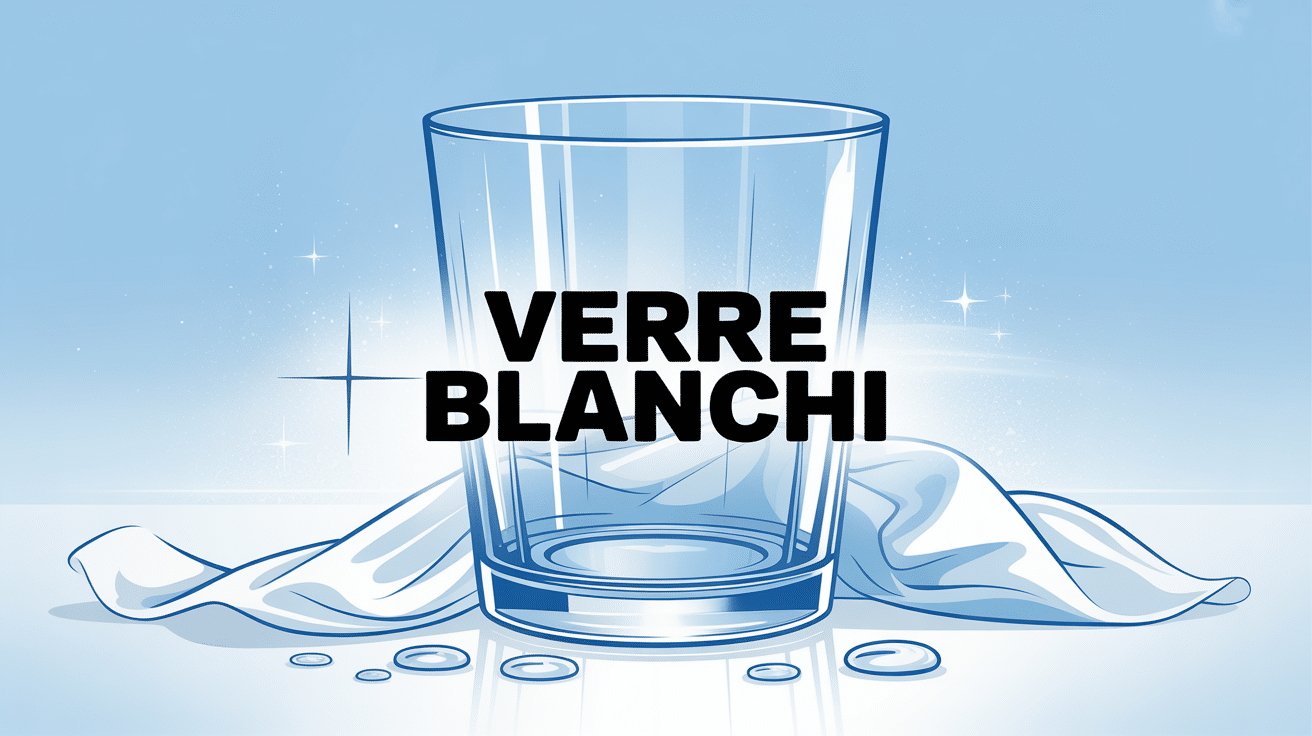 verre blanchi illustration stylisée sur fond lumineux