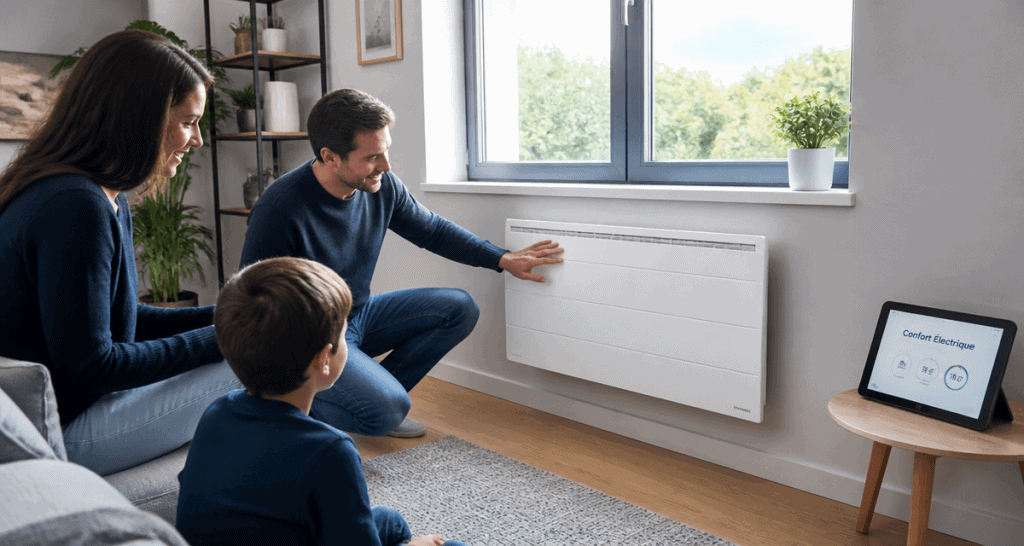 chauffage individuel electrique design sous fenêtre