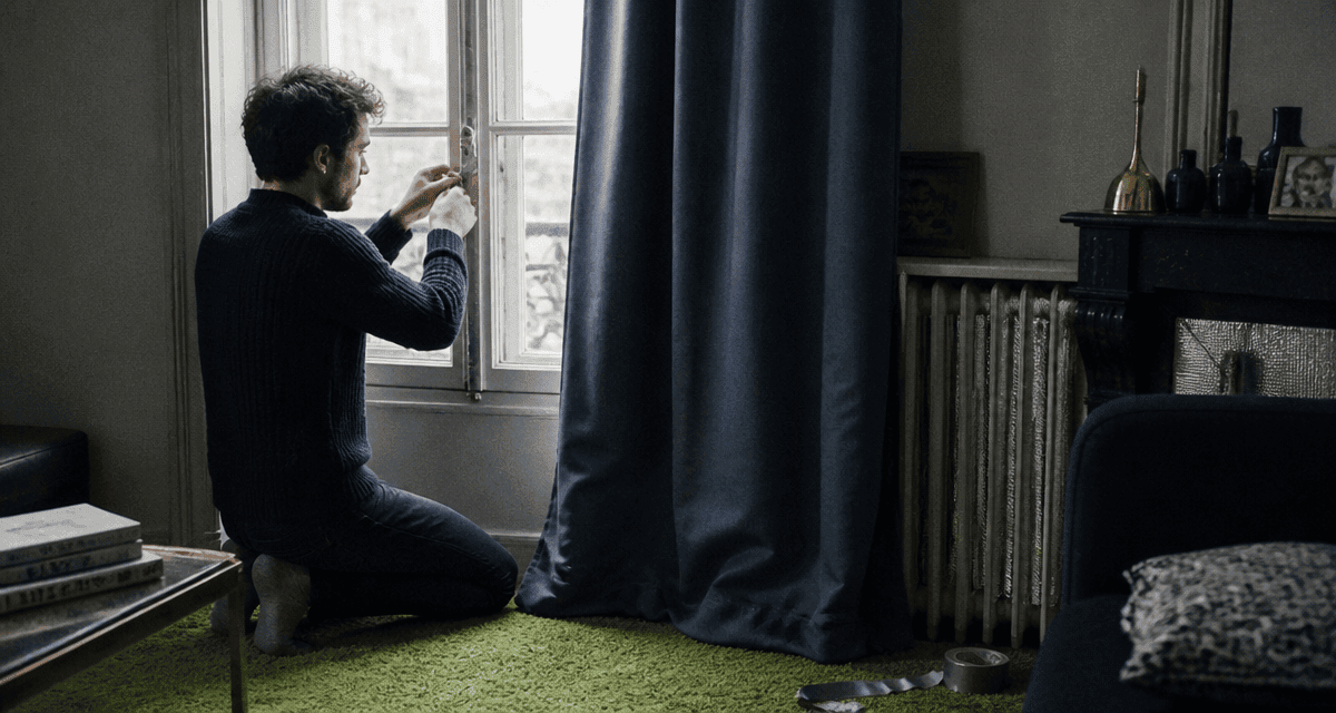 comment chauffer un appartement mal isolé avec joints, rideaux thermiques et tapis