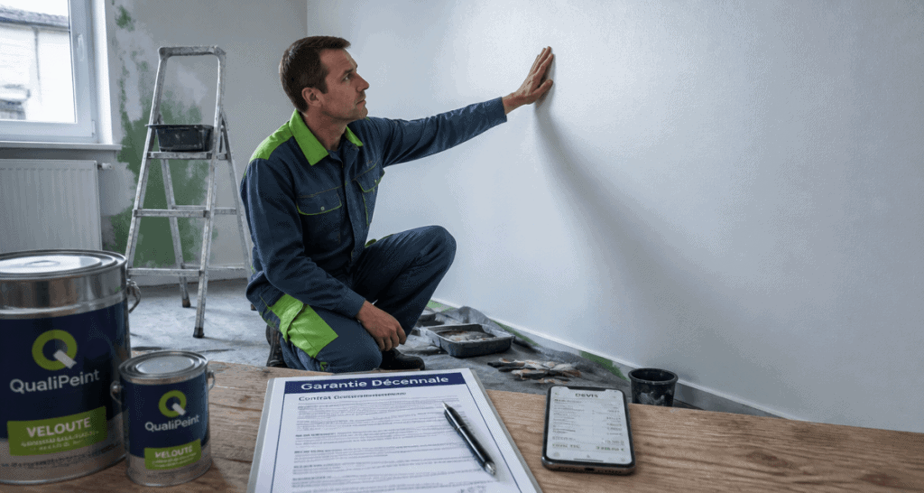 décennale peinture contrat assurance mur peint