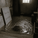 Forte pluie eau qui remonte cave inondée
