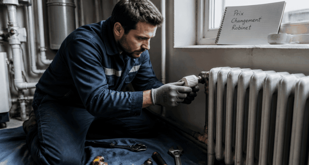 prix d un plombier pour changer un robinet de radiateur en chaufferie