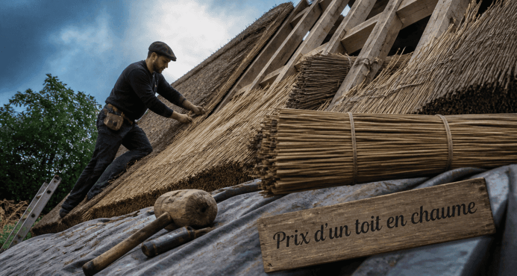 prix d un toit en chaume pose artisan