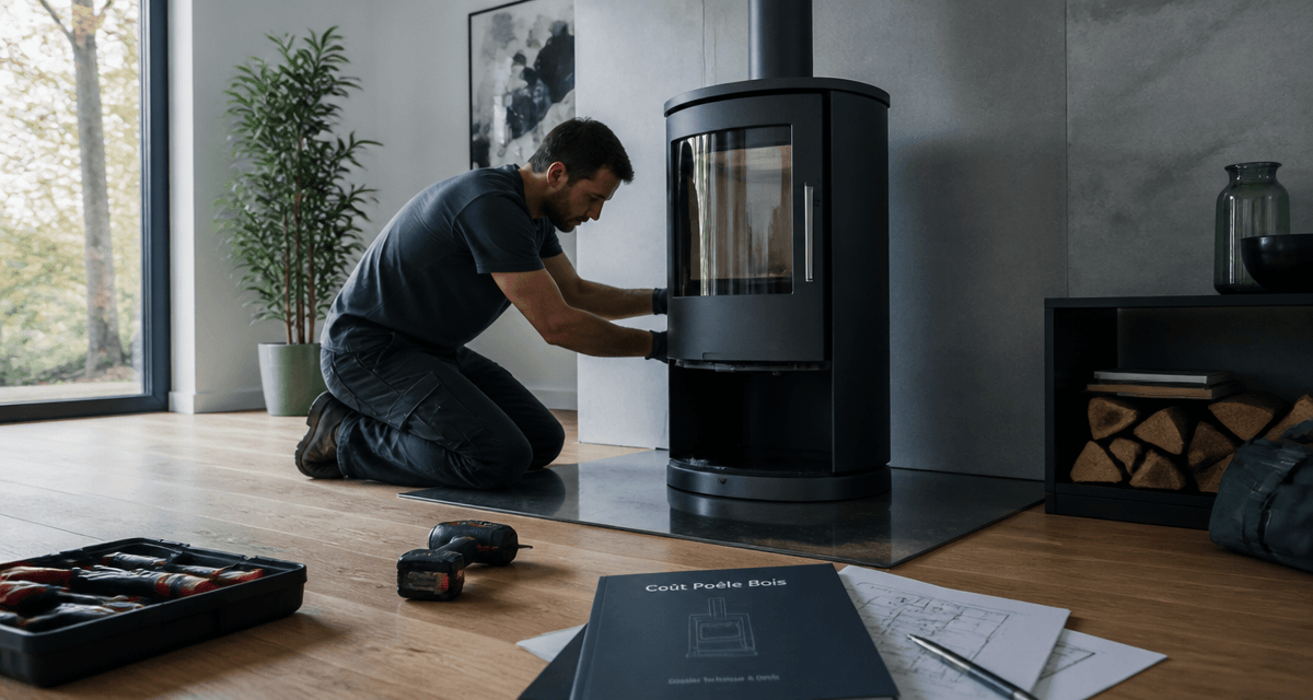 prix installation poele a bois pose artisan salon