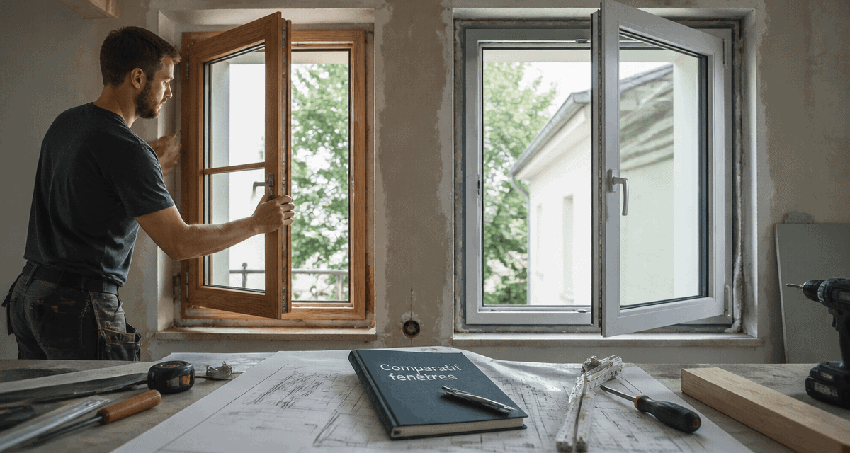 pvc ou bois pour les fenetres artisan pose deux materiaux