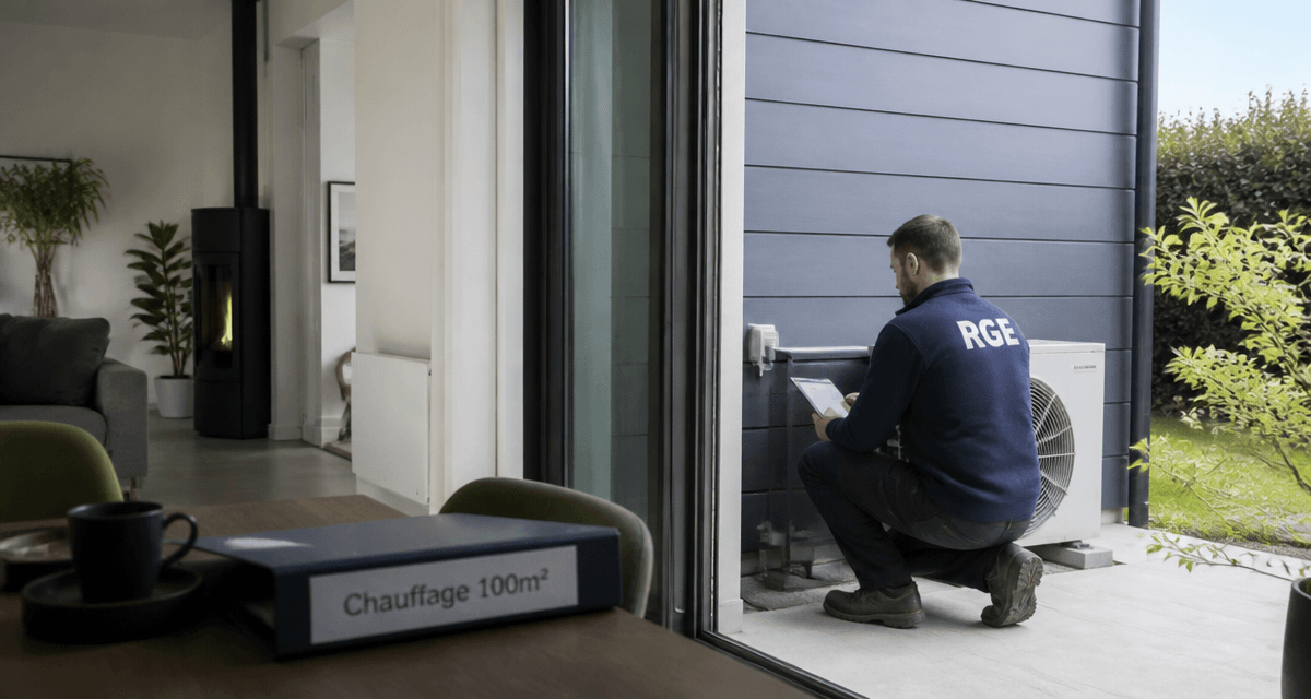 quel chauffage pour une maison de 100m2 avec pompe à chaleur et poêle à granulés