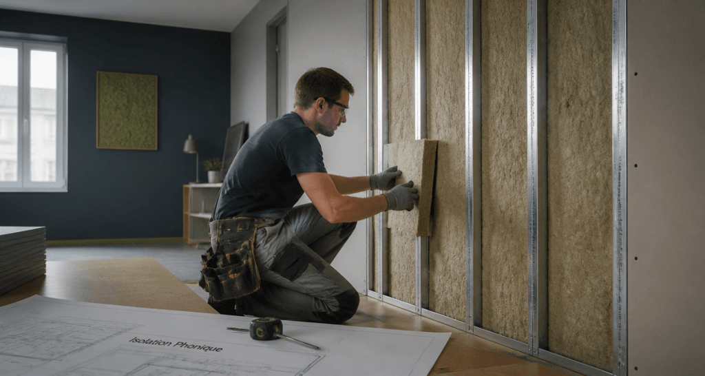 Quel est le meilleur isolant phonique posé dans un appartement moderne