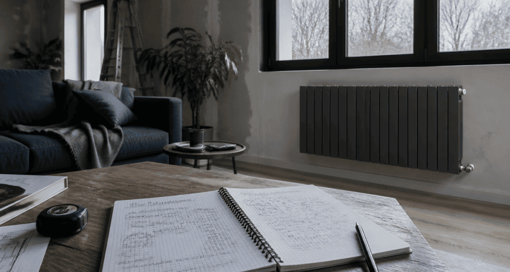 radiateur à inertie consommation sous fenêtre