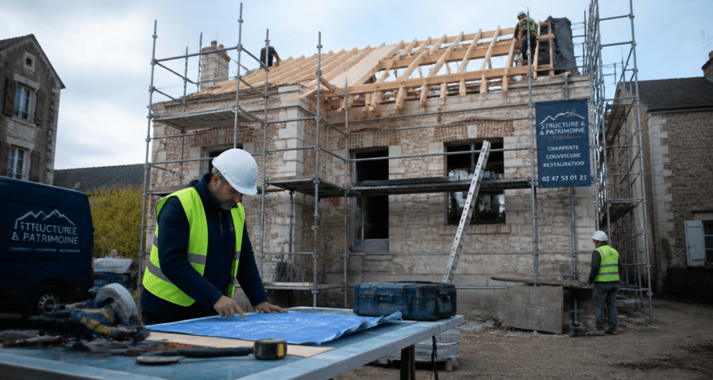 surélévation maison ancienne ingénieur chantier