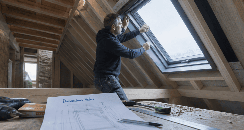 velux prix et dimensions fenêtre toit grenier