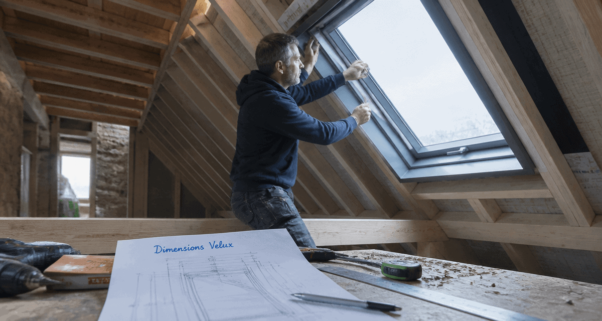 velux prix et dimensions fenêtre toit grenier