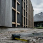Bardage clin avec lame d’air et ossature sur façade bois