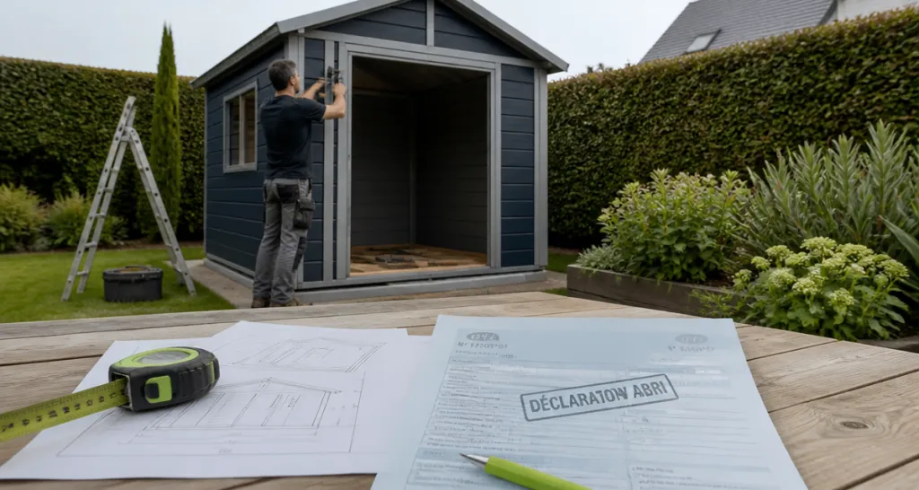 declaration de travaux abri jardin avec formulaire cerfa