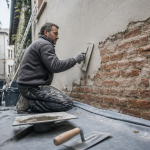 enduit sur brique artisan applique enduit