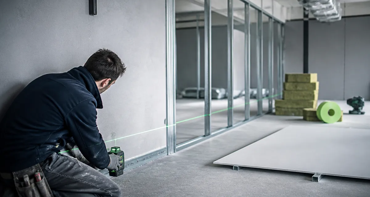Plafond autoportant : distance de pose et ossature selon DTU 25.41