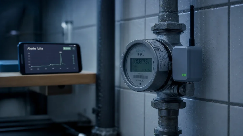 Compteur d eau connecté : alertes fuite et télérelève