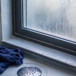 Fenetre dans douche avec vitrage dépoli, étanchéité et lumière naturelle