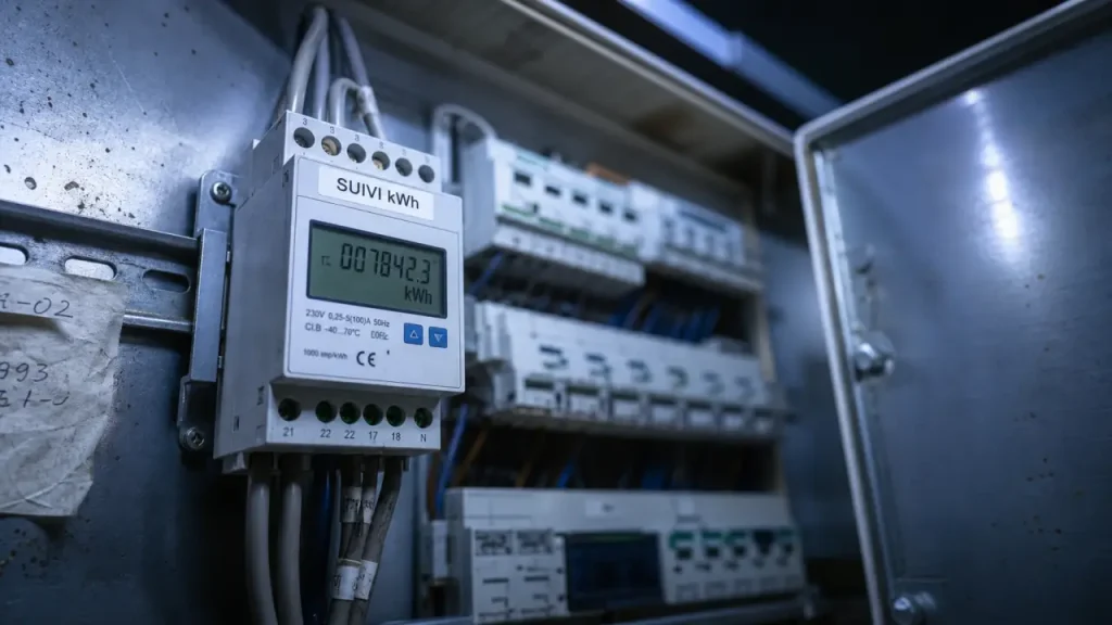 Sous compteur électrique pour mesurer un circuit et suivre les kWh