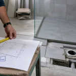 Dimension douche italienne : douche italienne extra-plate sans éclaboussures