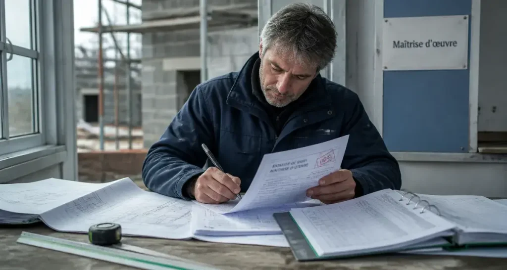 Maitre d oeuvre angers : dossier de chantier, budget et délais
