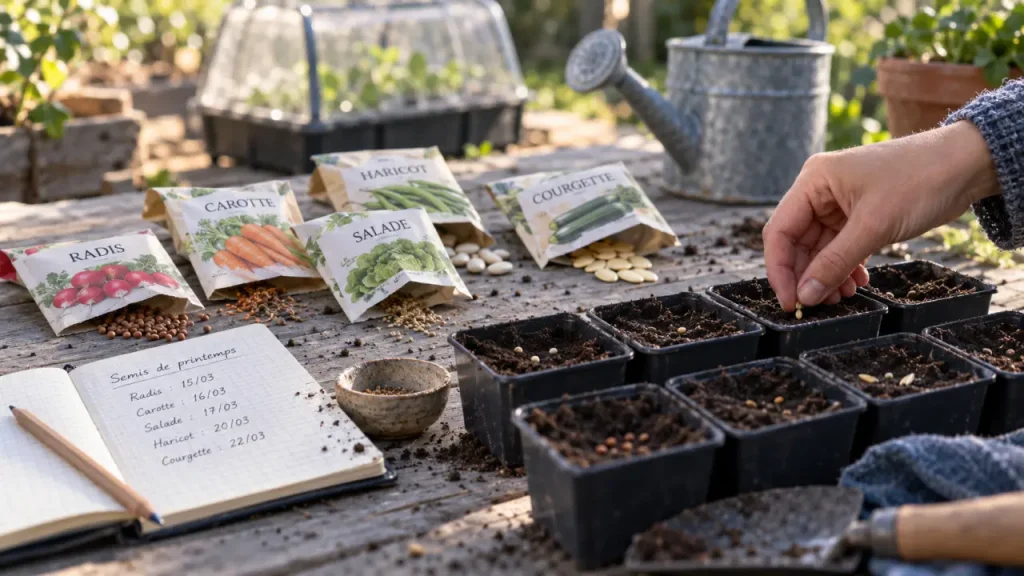 Graines potagères : choisir les bonnes variétés pour récolter du printemps à l’hiver